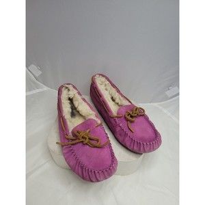 UGG Women's Dakota Moccasin Indoor Outdoor Slipper Purple Size 4 5296
